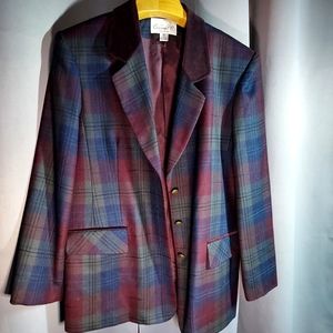 Mad Men Office/Sport Blazer Conrad C Collection VTG 90's sz 16